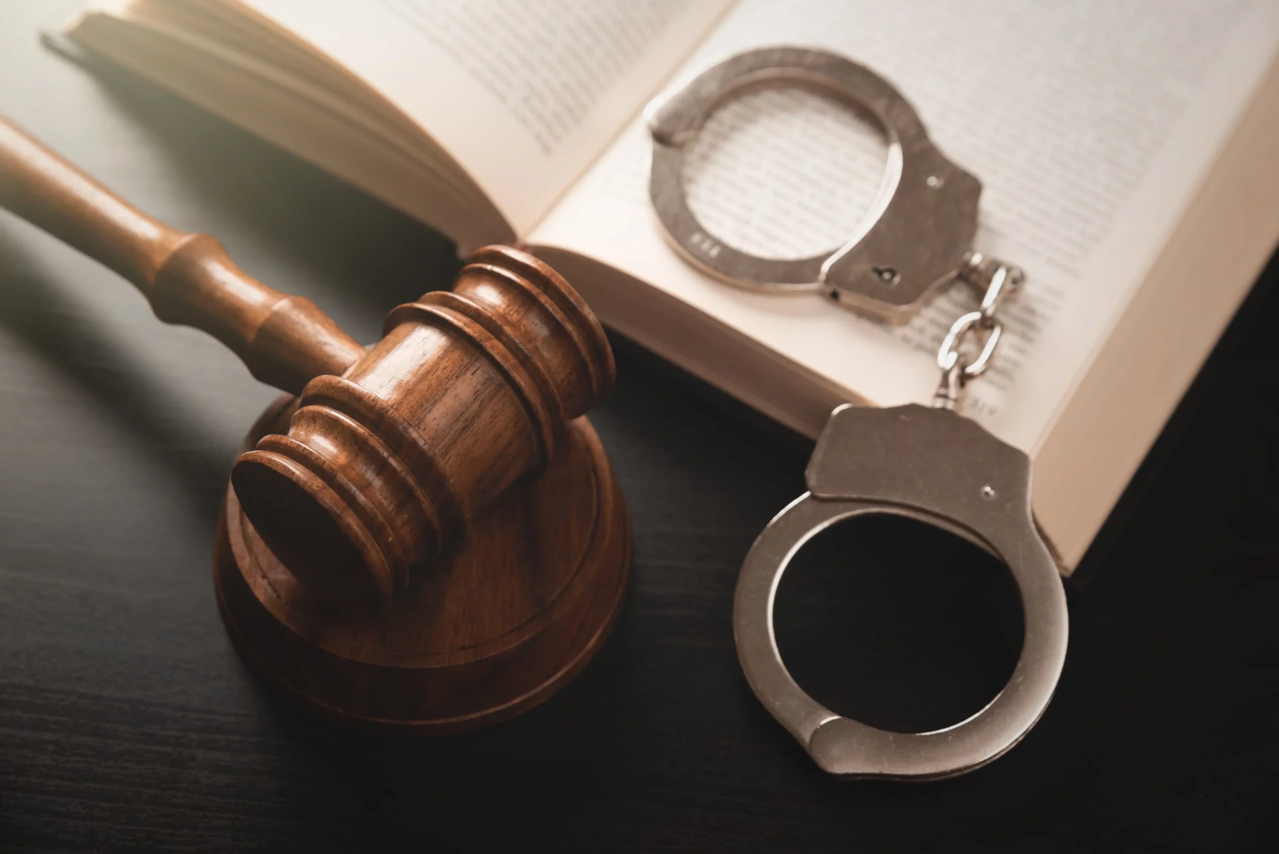 mallet and handcuffs