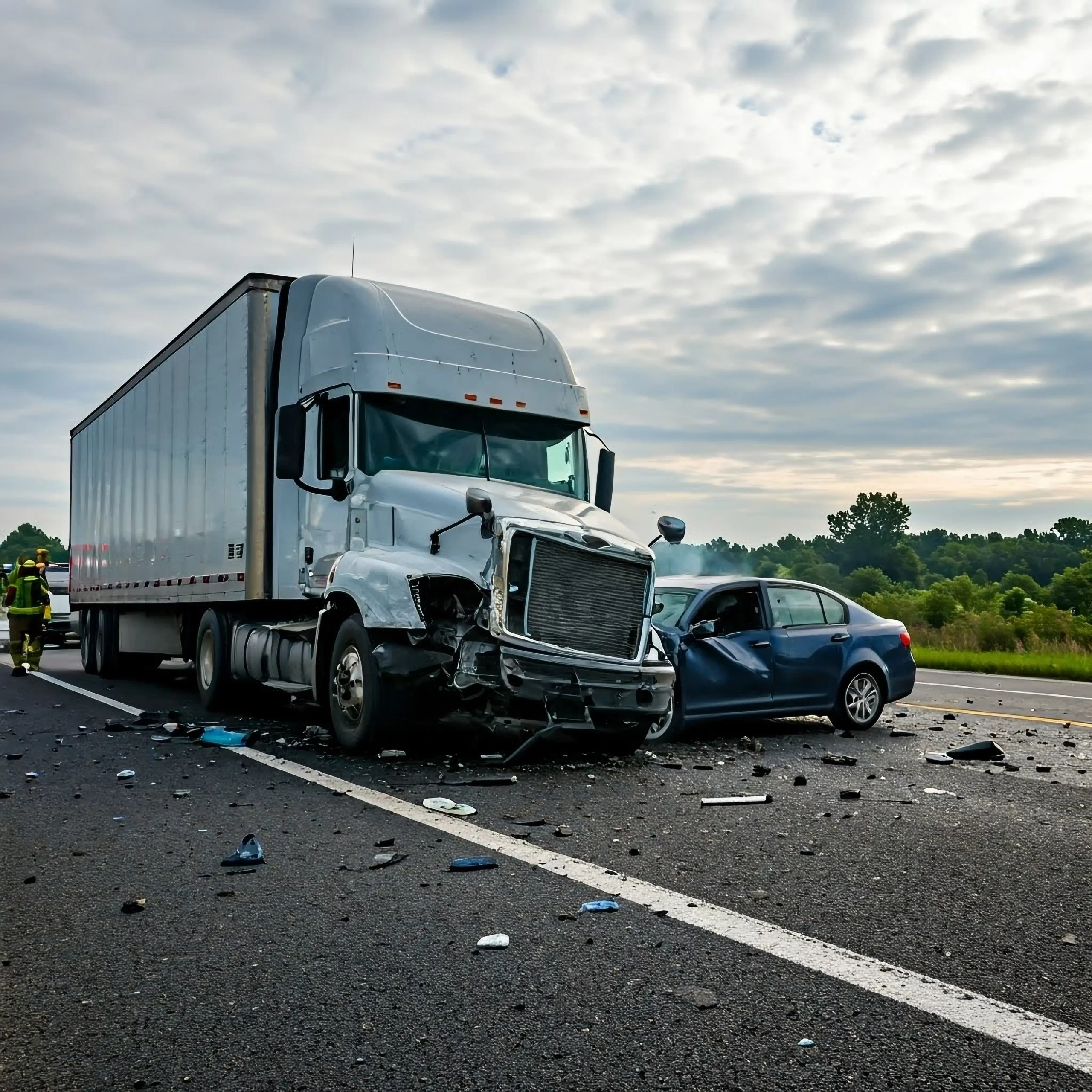 crash with an 18 wheeler attorney