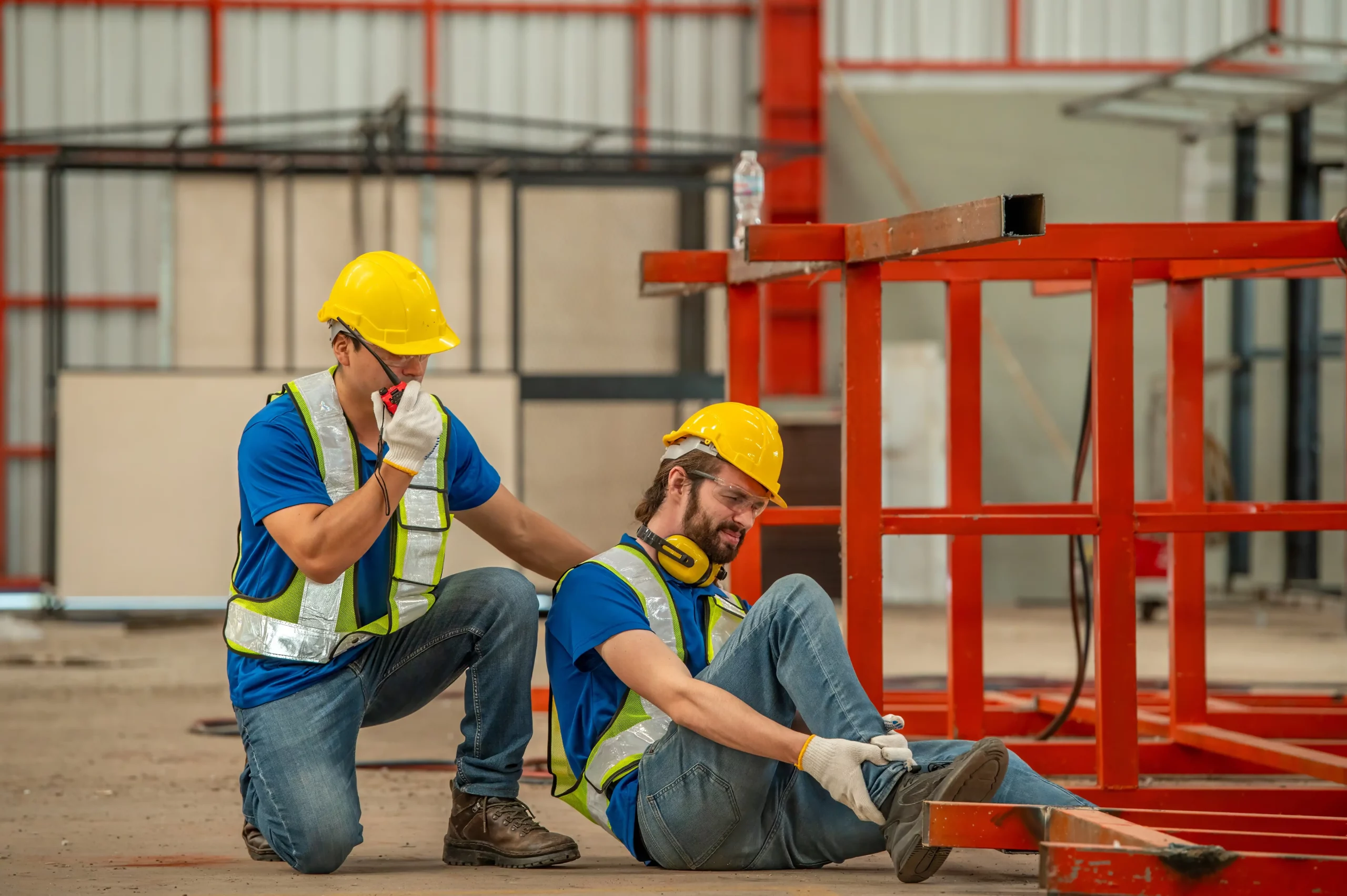 two construction workers in cincinnati
