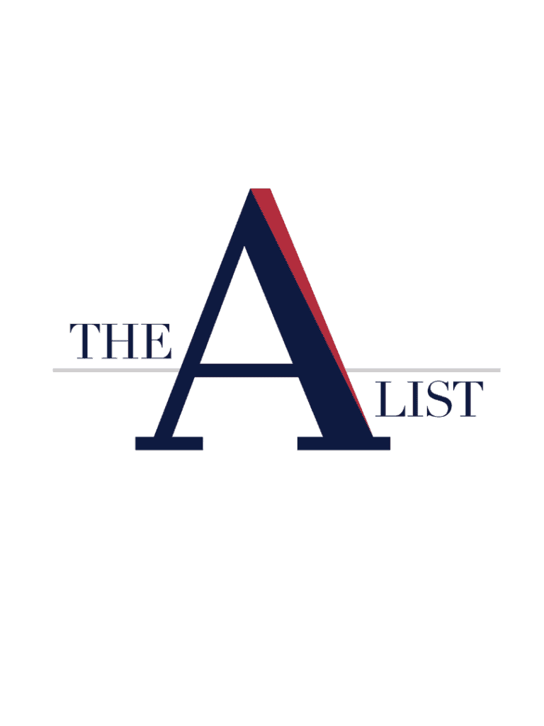 The A-list Logo